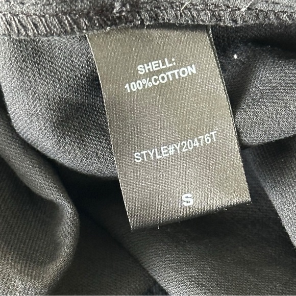 Tuckernuck Pomander Place Finley Flutter Sleeve Top Size M Short Sleeve Black - Picture 12 of 12